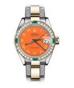 Superb Replica Rolex Lady-datejust 68273 Automatic Movement 31mm Gold/steel Case Womens Watch