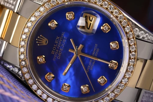 Excellent Replica Rolex Datejust 16013 Automatic Movement 36mm Gold/steel Case Womens Watch - Image 2