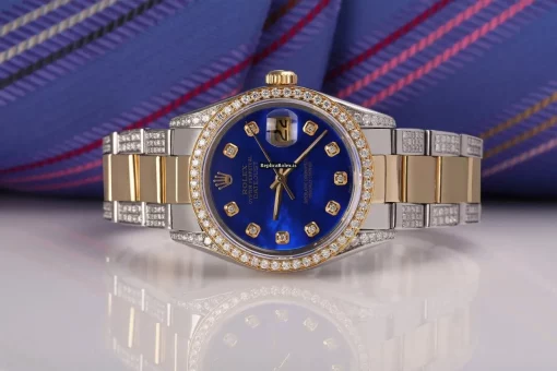 Excellent Replica Rolex Datejust 16013 Automatic Movement 36mm Gold/steel Case Womens Watch - Image 7