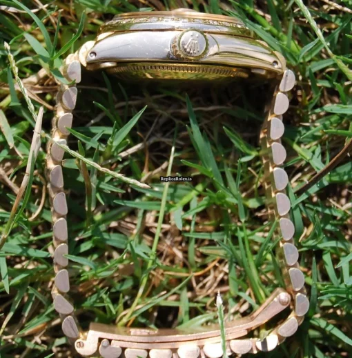 Incredible Copy Rolex Lady-datejust 6917 Caliber 2030 Automatic Movement 26mm Yellow Gold Case Womens Watch - Image 4