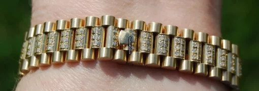 Incredible Copy Rolex Lady-datejust 6917 Caliber 2030 Automatic Movement 26mm Yellow Gold Case Womens Watch - Image 6