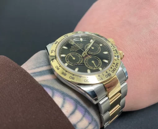 Top Replica Rolex Daytona 116503 Caliber 4130 Automatic Movement 40mm Gold/steel Case Mens/unisex Watch - Image 5
