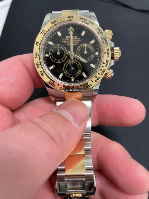 Top Replica Rolex Daytona 116503 Caliber 4130 Automatic Movement 40mm Gold/steel Case Mens/unisex Watch - Image 6