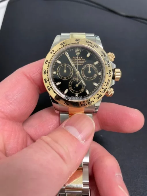Top Replica Rolex Daytona 116503 Caliber 4130 Automatic Movement 40mm Gold/steel Case Mens/unisex Watch - Image 7