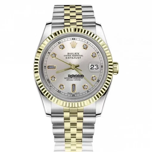 Perfect Replica Rolex Lady-datejust 69173 Automatic Movement 26mm Gold/steel Case Womens Watch