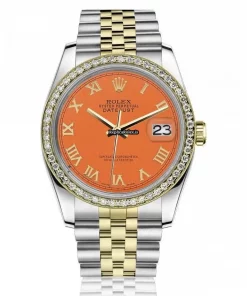 Pleasing Replicas Rolex Lady-datejust 69173 Automatic Movement 26mm Gold/steel Case Womens Watch