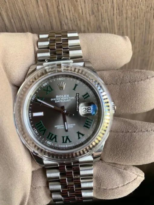 Lovely Fake Rolex Datejust 126334 Caliber 3235 Automatic Movement 41mm Steel Case Mens/unisex Watch - Image 2