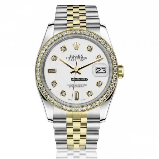 Inexpensive Replica Rolex Datejust 16013 Automatic Movement 36mm Gold/steel Case Mens/unisex Watch