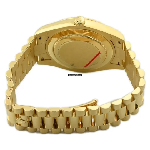 Recommend Knockoff Rolex Day-date II 218238 Caliber 3156 Automatic Movement 41mm Yellow Gold Case Mens/unisex Watch - Image 4