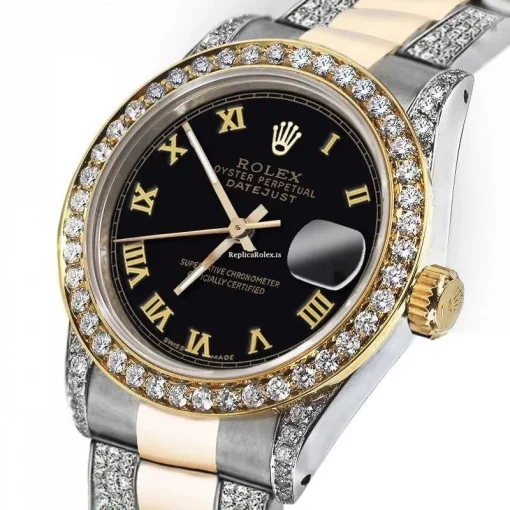 Quality Replica Rolex Datejust 16013 Automatic Movement 36mm Gold/steel Case Mens/unisex Watch - Image 2