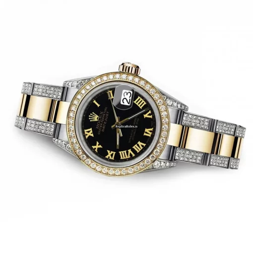Quality Replica Rolex Datejust 16013 Automatic Movement 36mm Gold/steel Case Mens/unisex Watch - Image 4