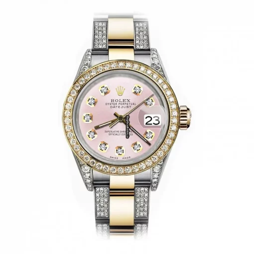 Swiss Replica Rolex Datejust 16013 Automatic Movement 36mm Gold/steel Case Mens/unisex Watch