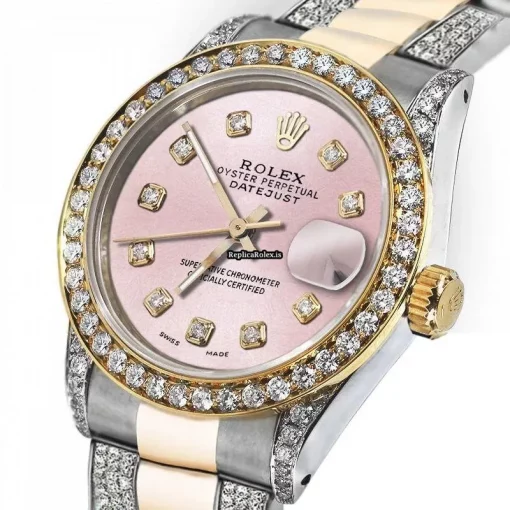 Swiss Replica Rolex Datejust 16013 Automatic Movement 36mm Gold/steel Case Mens/unisex Watch - Image 2