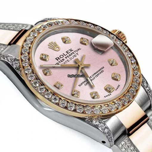 Swiss Replica Rolex Datejust 16013 Automatic Movement 36mm Gold/steel Case Mens/unisex Watch - Image 3