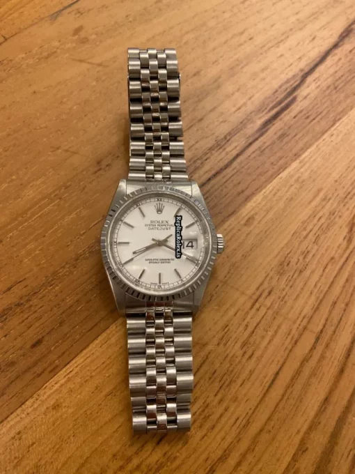 Swiss Fake Rolex Datejust 16220 Caliber 3135 Automatic Movement 36mm Steel Case Mens/unisex Watch