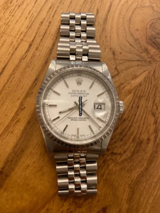 Swiss Fake Rolex Datejust 16220 Caliber 3135 Automatic Movement 36mm Steel Case Mens/unisex Watch - Image 7