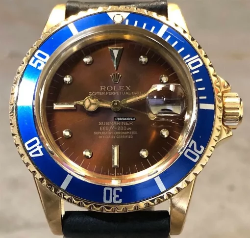 Wonderful Replica Rolex Submariner Date 1680 Automatic Movement 40mm Yellow Gold Case Mens/unisex Watch