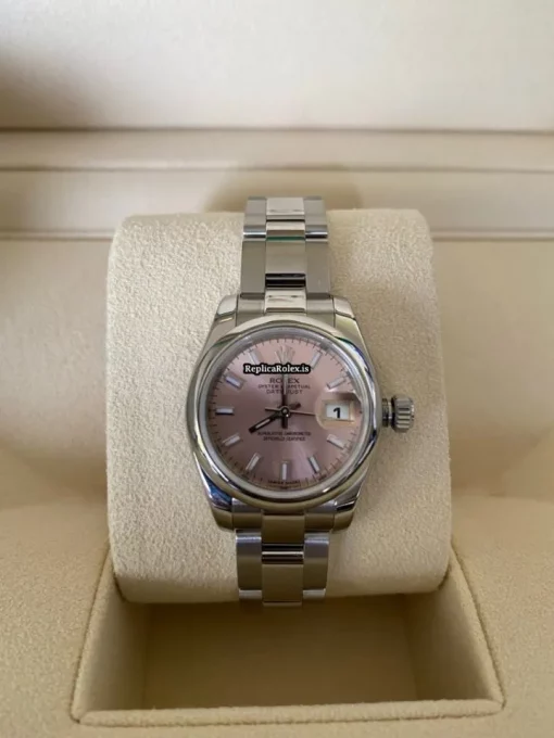 Incredible Fake Rolex Lady-datejust 179160 Caliber 2235 Automatic Movement 26x33mm Steel Case Womens Watch - Image 10