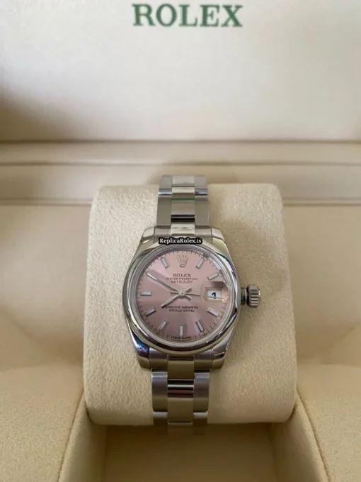 Incredible Fake Rolex Lady-datejust 179160 Caliber 2235 Automatic Movement 26x33mm Steel Case Womens Watch - Image 11