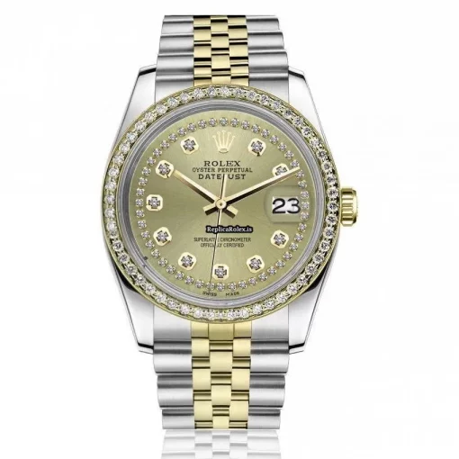 Aaa Replica Rolex Lady-datejust 69173 Automatic Movement 26mm Gold/steel Case Womens Watch