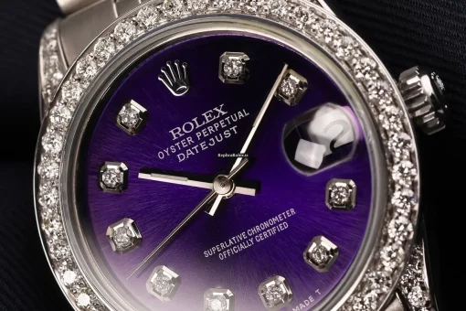 Beautiful Knockoff Rolex Lady-datejust 68274 Automatic Movement 31mm Steel Case Womens Watch - Image 2