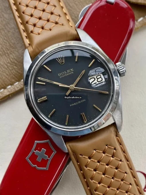 Marvellous Replica Rolex Oyster Precision Caliber 1225 Manual Winding Movement 34mm Steel Case Mens/unisex Watch - Image 2