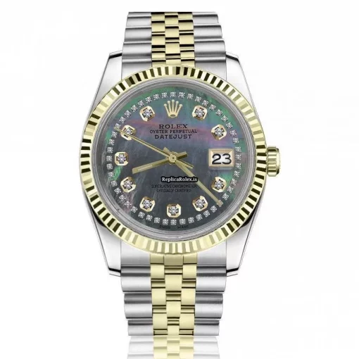Wonderful Replicas Rolex Datejust 16013 Automatic Movement 36mm Gold/steel Case Mens/unisex Watch