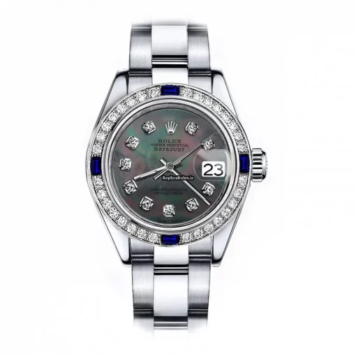 Durable Replica Rolex Oyster Perpetual Lady Date 69160 Automatic Movement 26mm Steel Case Womens Watch