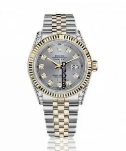Exquisite Replica Rolex Lady-datejust 69173 Automatic Movement 26mm Gold/steel Case Womens Watch