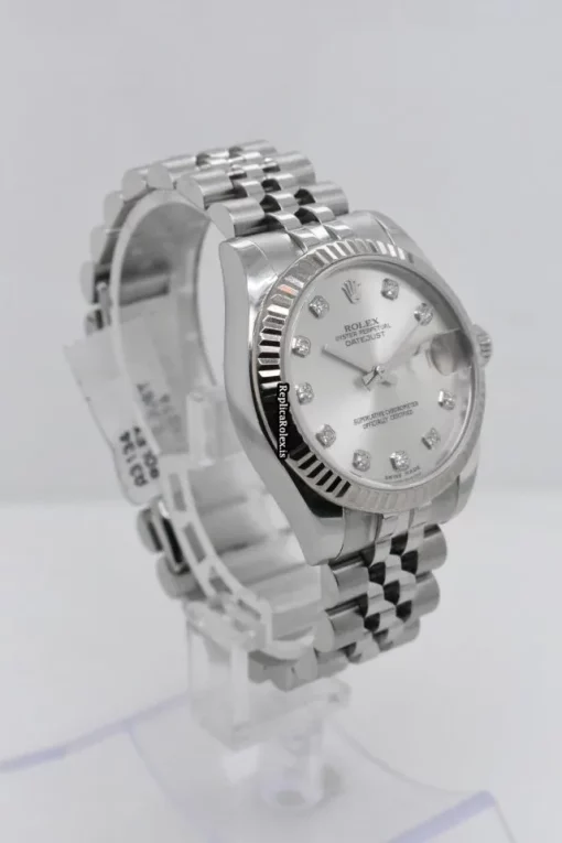 Beautiful Fakes Rolex Lady-datejust 178274 Caliber 2235 Automatic Movement 31mm Steel Case Womens Watch - Image 3