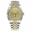 Incredible Clone Rolex Lady-datejust 68274 Automatic Movement 31mm Gold/steel Case Womens Watch