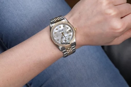Best Replica Rolex Datejust 16013 Automatic Movement 36mm Gold/steel Case Mens/unisex Watch - Image 7