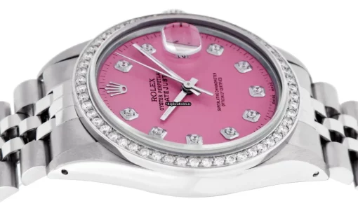Fabulous Fake Rolex Datejust Caliber 3035 Automatic Movement 36mm Steel Case Mens/unisex Watch - Image 9