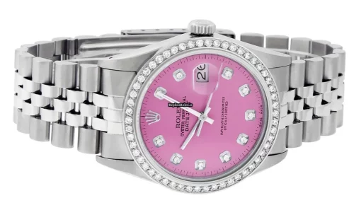 Fabulous Fake Rolex Datejust Caliber 3035 Automatic Movement 36mm Steel Case Mens/unisex Watch - Image 2