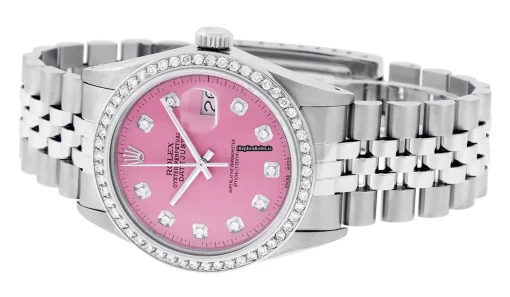 Fabulous Fake Rolex Datejust Caliber 3035 Automatic Movement 36mm Steel Case Mens/unisex Watch - Image 7