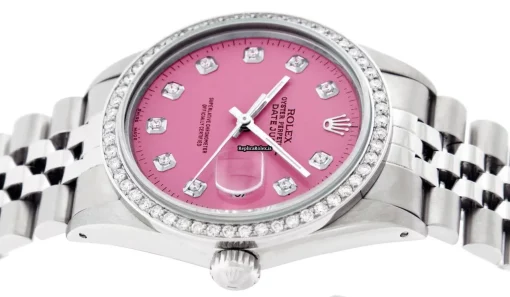 Fabulous Fake Rolex Datejust Caliber 3035 Automatic Movement 36mm Steel Case Mens/unisex Watch - Image 8