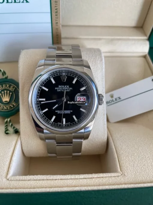 Excellent Replicas Rolex Datejust 116200 Caliber 3135 Automatic Movement 36mm Steel Case Mens/unisex Watch - Image 2