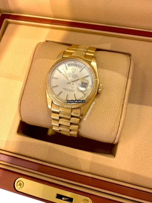 Defect Replica Rolex Day-date 36 1807 Automatic Movement 36mm Yellow Gold Case Mens/unisex Watch