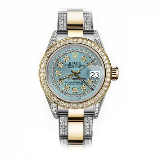 Exquisite Copy Rolex Datejust 16013 Automatic Movement 36mm Gold/steel Case Mens/unisex Watch