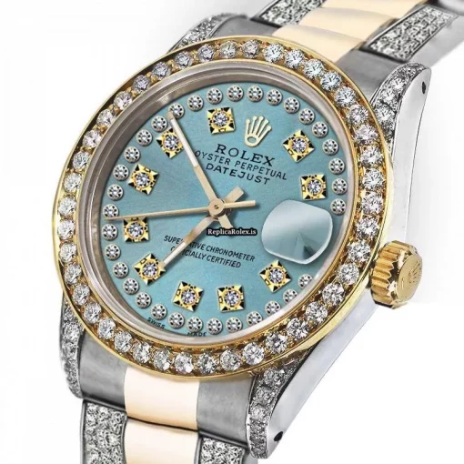 Exquisite Copy Rolex Datejust 16013 Automatic Movement 36mm Gold/steel Case Mens/unisex Watch - Image 2