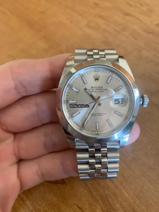 Beautiful Fake Rolex Datejust 126300 Caliber 3235 Automatic Movement 41x48mm Steel Case Mens/unisex Watch - Image 11