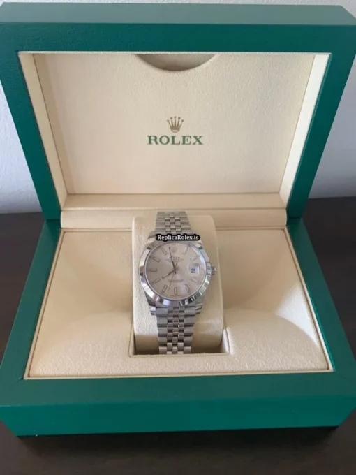 Beautiful Fake Rolex Datejust 126300 Caliber 3235 Automatic Movement 41x48mm Steel Case Mens/unisex Watch - Image 2