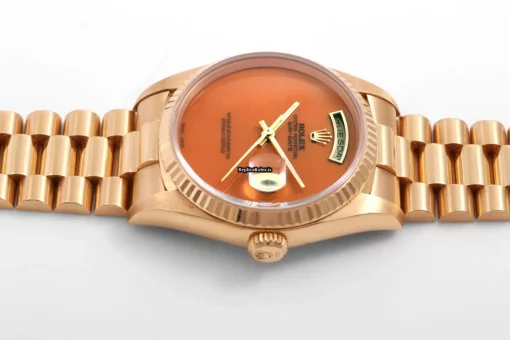 Durable Fake Rolex Day-date 36 18038 Caliber 3055 Automatic Movement 36mm Yellow Gold Case Mens/unisex Watch - Image 2