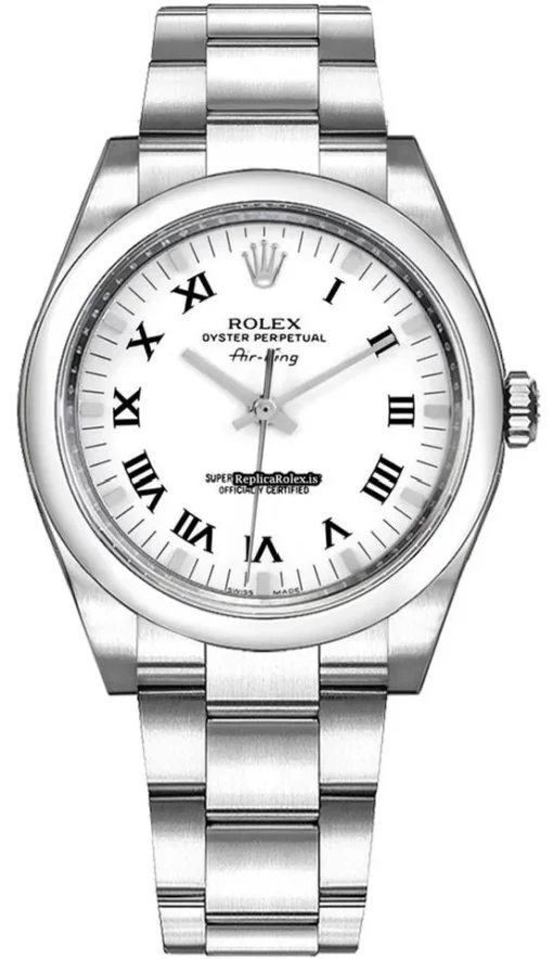 Defect Replica Rolex Air King 114200-whtrso Caliber 3130 Automatic Movement 34mm Steel Case Watch