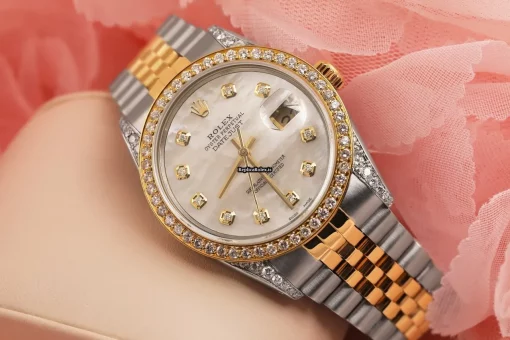 Recommend Replica Rolex Datejust 16233 Automatic Movement 36mm Gold/steel Case Mens/unisex Watch - Image 3