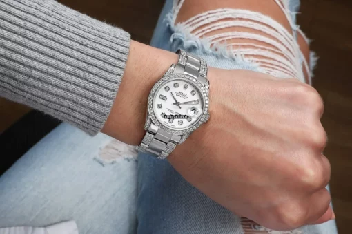 Awesome Fake Rolex Datejust 16030 Automatic Movement 36mm Steel Case Mens/unisex Watch - Image 6