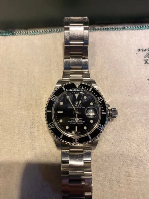 Excellent Fake Rolex Submariner Date 16610 Caliber 3135 Automatic Movement 40mm Steel Case Mens/unisex Watch - Image 11