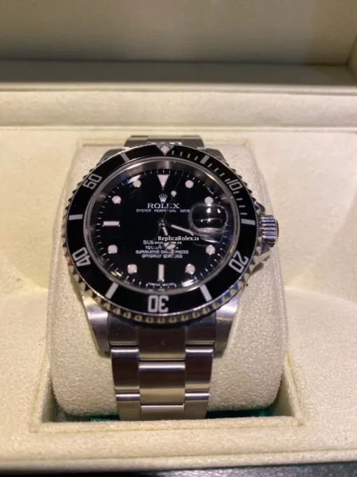 Excellent Fake Rolex Submariner Date 16610 Caliber 3135 Automatic Movement 40mm Steel Case Mens/unisex Watch - Image 2
