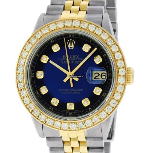 Distinctive Knockoff Rolex Datejust 16013 Caliber 3035 Automatic Movement 36mm Gold/steel Case Mens/unisex Watch