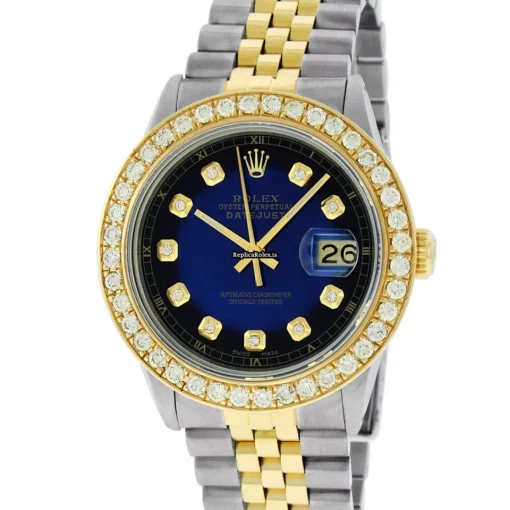 Distinctive Knockoff Rolex Datejust 16013 Caliber 3035 Automatic Movement 36mm Gold/steel Case Mens/unisex Watch - Image 2